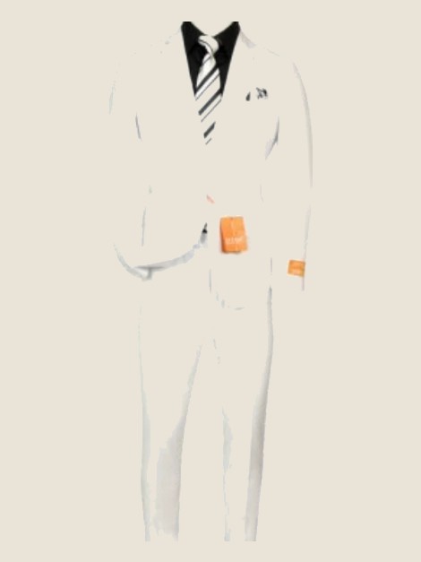 Suit, Ecru